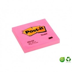 POST-IT Bloc couleurs néon rose 76 x 76 mm