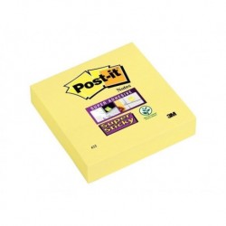 POST-IT Bloc jaune SUPER STICKY 76 x 76 mm