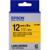 EPSON LK-4YBP Ruban 12mm x 9m noir sur jaune